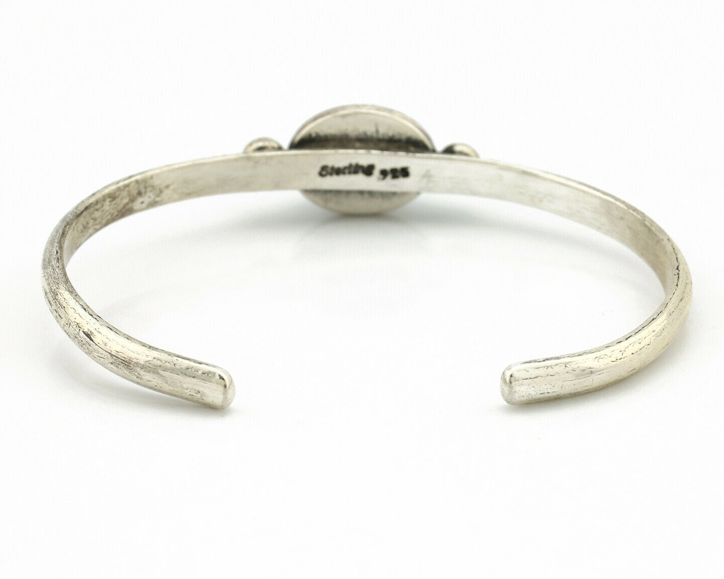 Navajo Bracelet .925 Silver Royston Turquoise Native American Artist C.90's