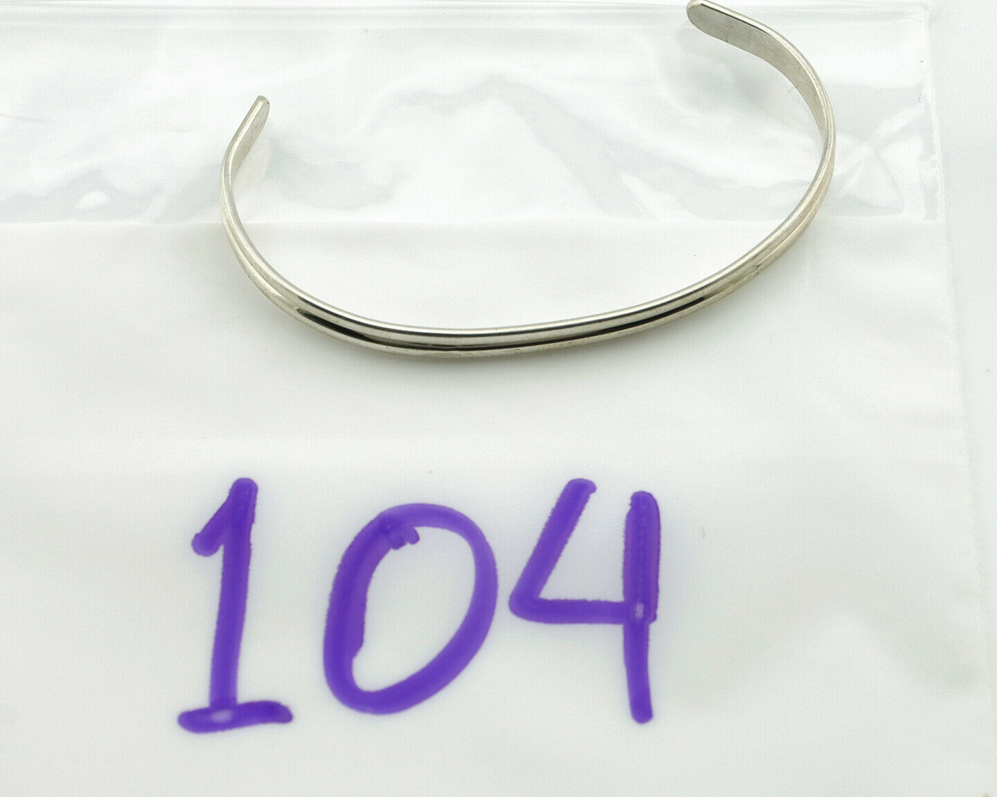 Navajo Toddler Child's Bracelet .925 SOLID Silver Native American Artist C.90's