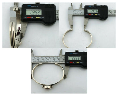 Navajo Bracelet .925 Silver White Sea Shell Native American Artist C.90's