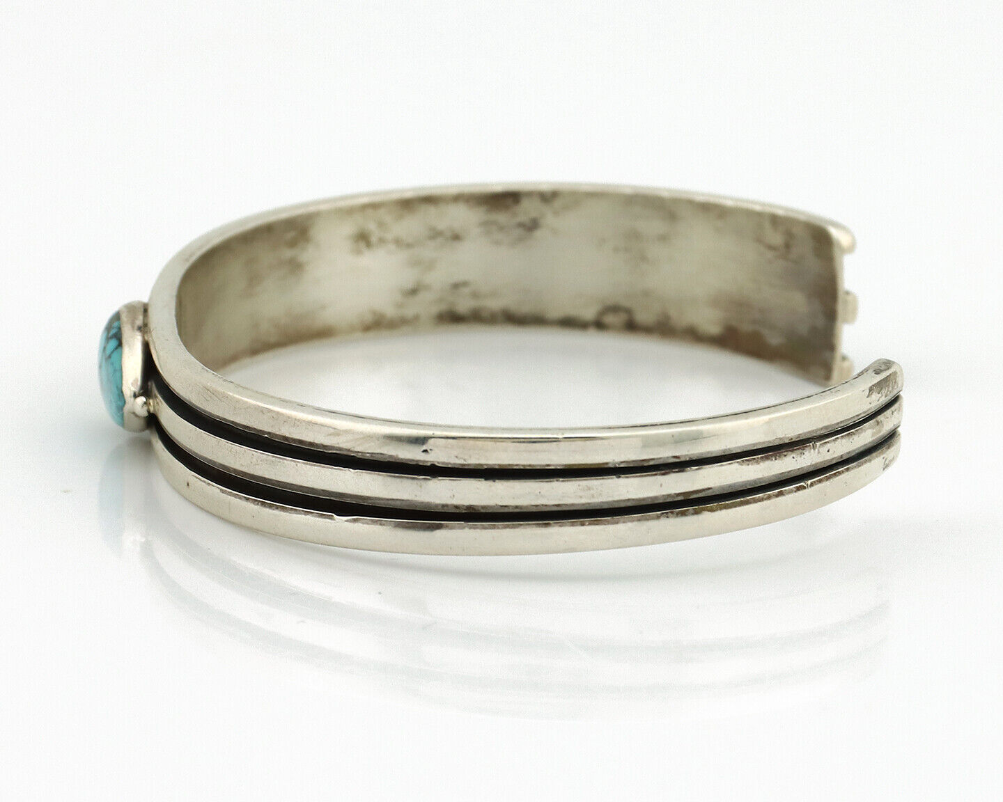 Women's Navajo .925 Silver Blue Spiderweb Blue Turquoise Native American C.80's