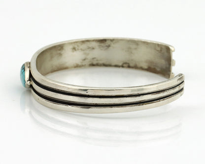 Women's Navajo .925 Silver Blue Spiderweb Blue Turquoise Native American C.80's