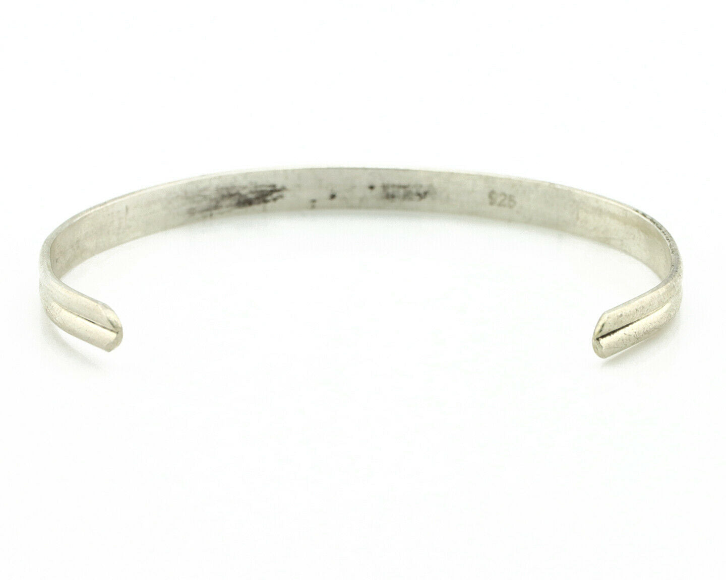 Navajo Toddler Child's Bracelet .925 Solid Silver Native American Artist C.80's