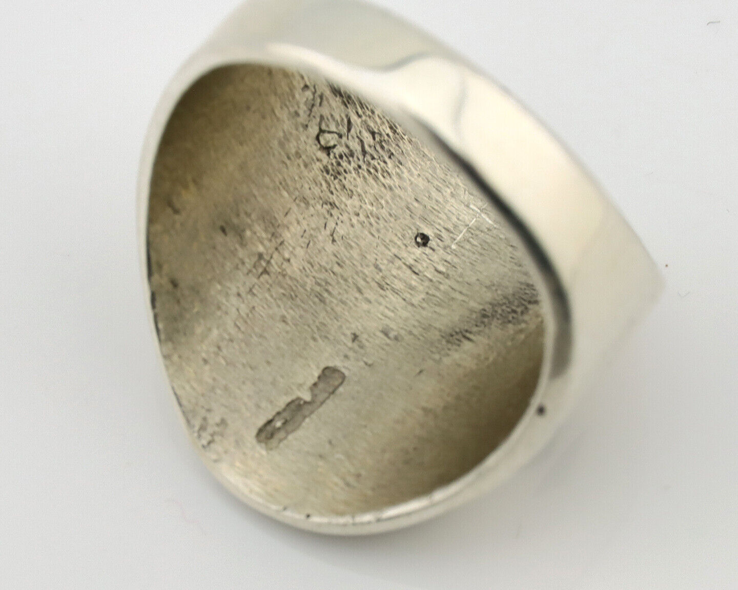 Navajo Kokopelli Ring .925 Silver Handmade Native American Artist C.1980's