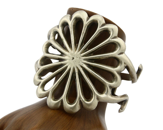 Navajo Sandcast Bracelet .925 Silver SOLID Artist Native American C.80's