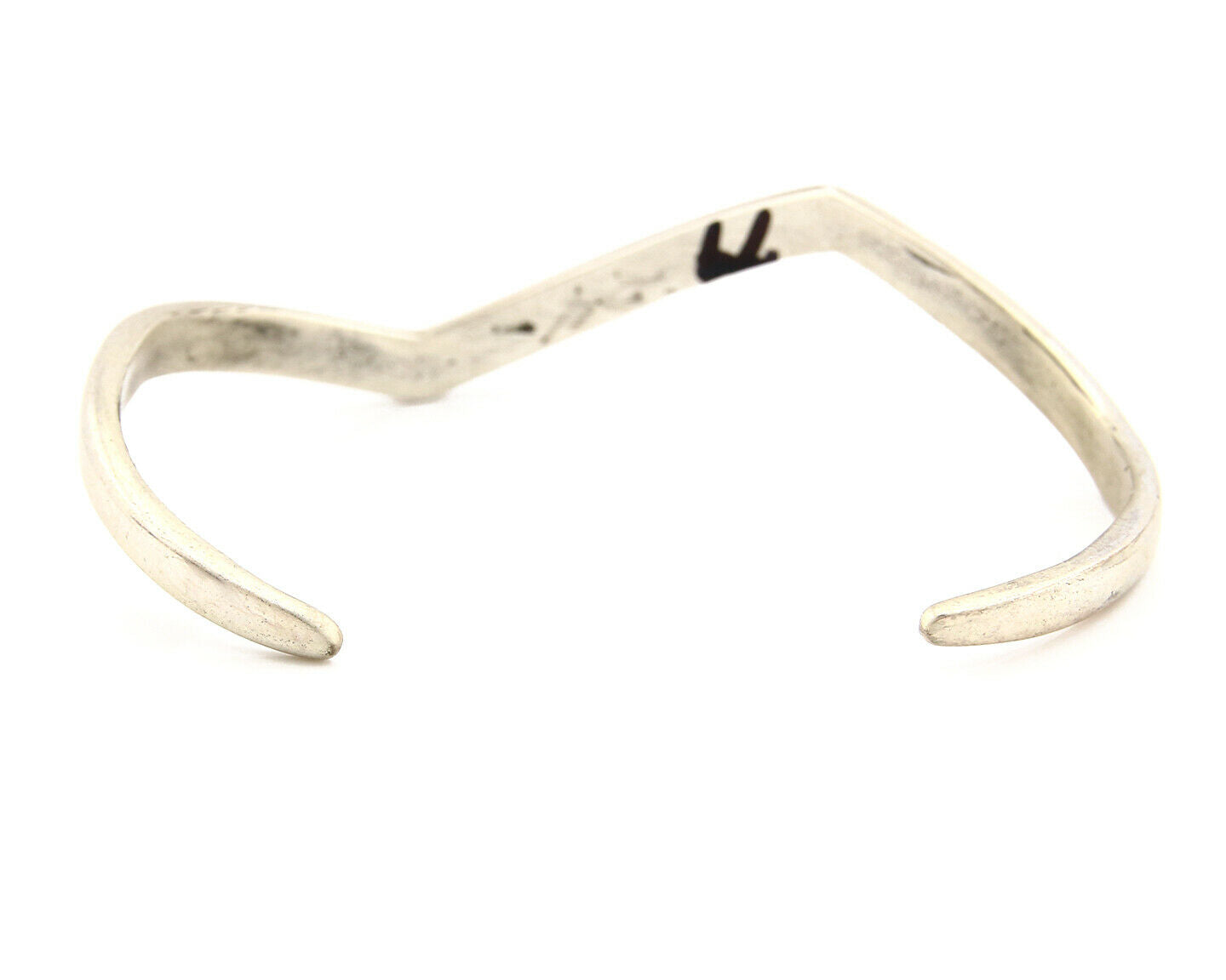 Navajo Bracelet .925 Silver Handmade Sand Cast Native American Artist Circa 70's