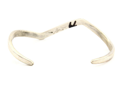 Navajo Bracelet .925 Silver Handmade Sand Cast Native American Artist Circa 70's