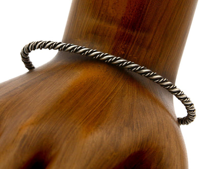 Navajo Bracelet .925 Silver Handmade American Artist Circa 70's