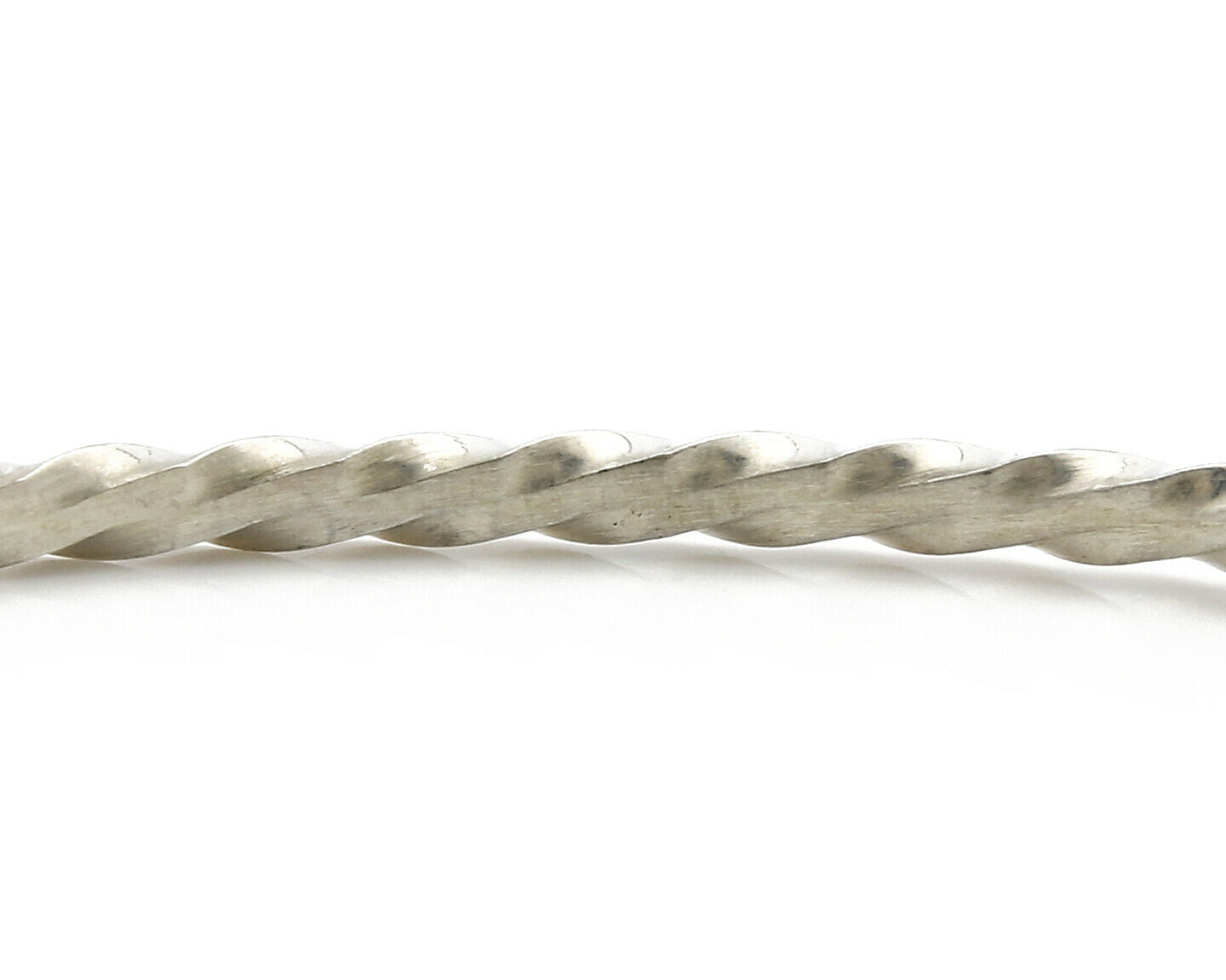 Navajo Bracelet .925 Silver Native American Artist Handmade 3.0 mm wide C.1980's