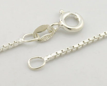 Navajo Necklace .925 Silver Kingman Turquoise Signed MB C.1980's