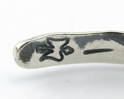 Navajo Bracelet .925 Silver Hand Stamped Arrow Head Artist I Montoya C.80's