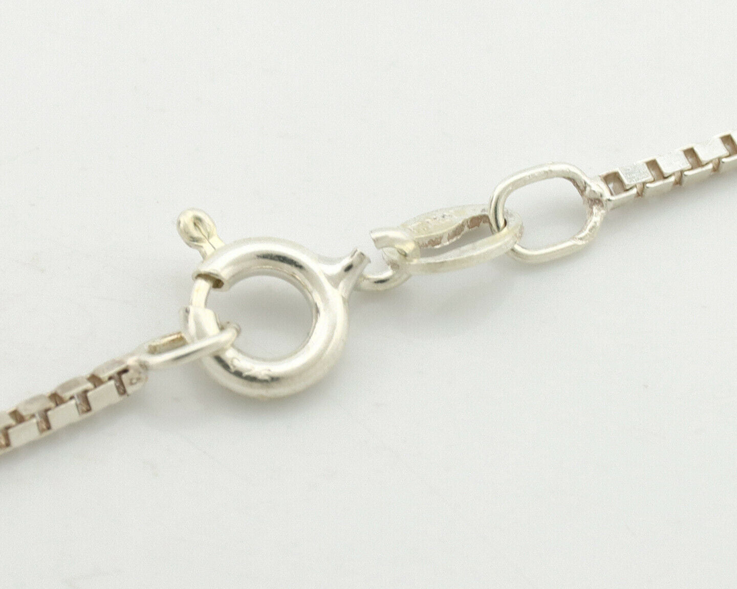 Navajo Necklace .925 Silver Natural Gemstone Native American C.80's