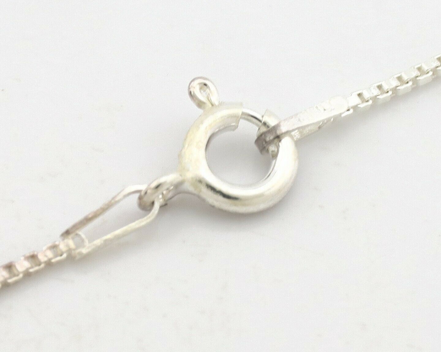 Navajo Necklace .925 Silver Kingman Turquoise Signed Gecko C.80's