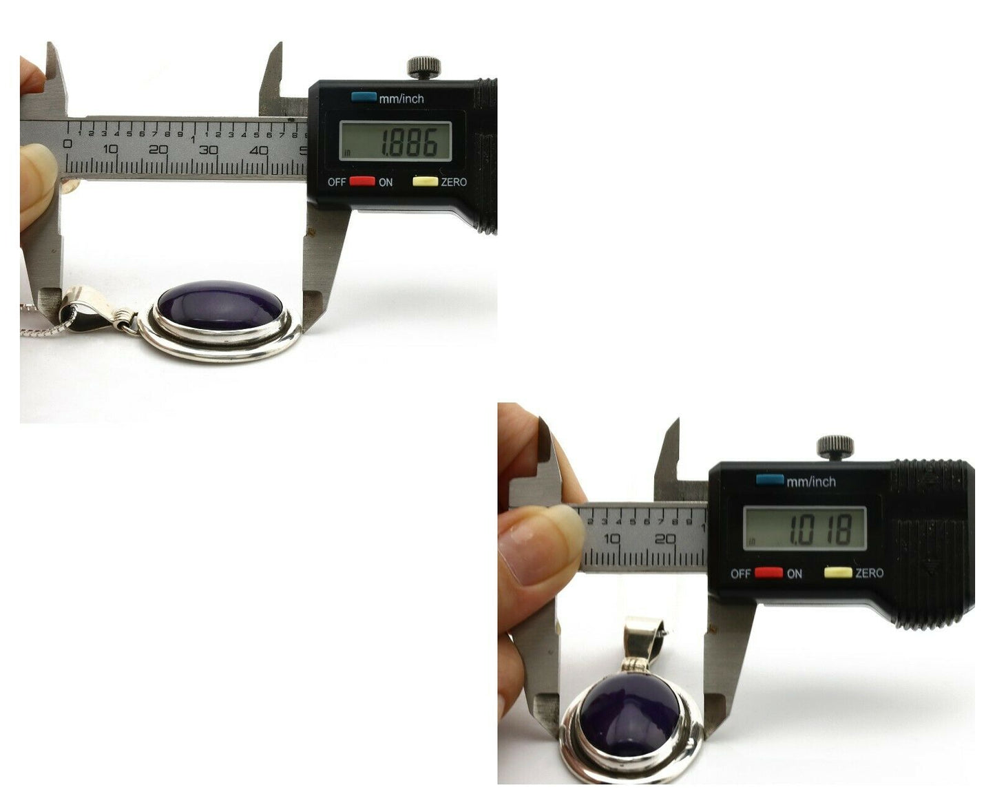 Navajo Necklace .925 Silver Natural Sugilite Apache Manufacturing C.80's