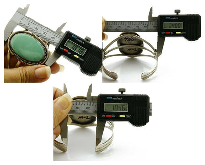 Navajo Turquoise Bracelet .925 Silver Signed Doug Zachary Cuff