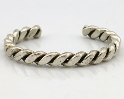 Navajo Handmade Bracelet .925 SOLID Silver Native American Artist Circa 1980's