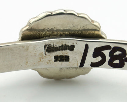 Navajo Bracelet .925 Silver Sleeping Beauty Turquoise Native American C.90's
