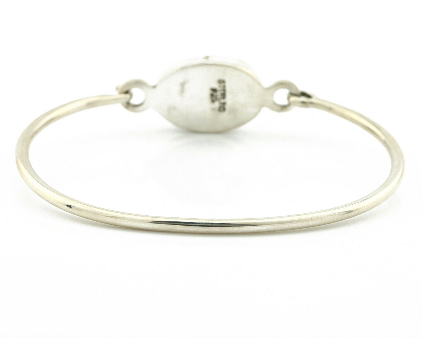 Navajo Bracelet .925 Silver Blue Arizona Turquoise Native American Artist C.90's