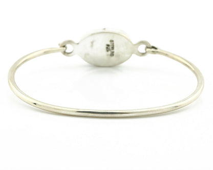 Navajo Bracelet .925 Silver Blue Arizona Turquoise Native American Artist C.90's