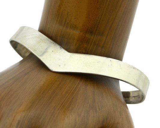 Navajo Handmade Bracelet .925 Silver Native Artist TAHE C.80's