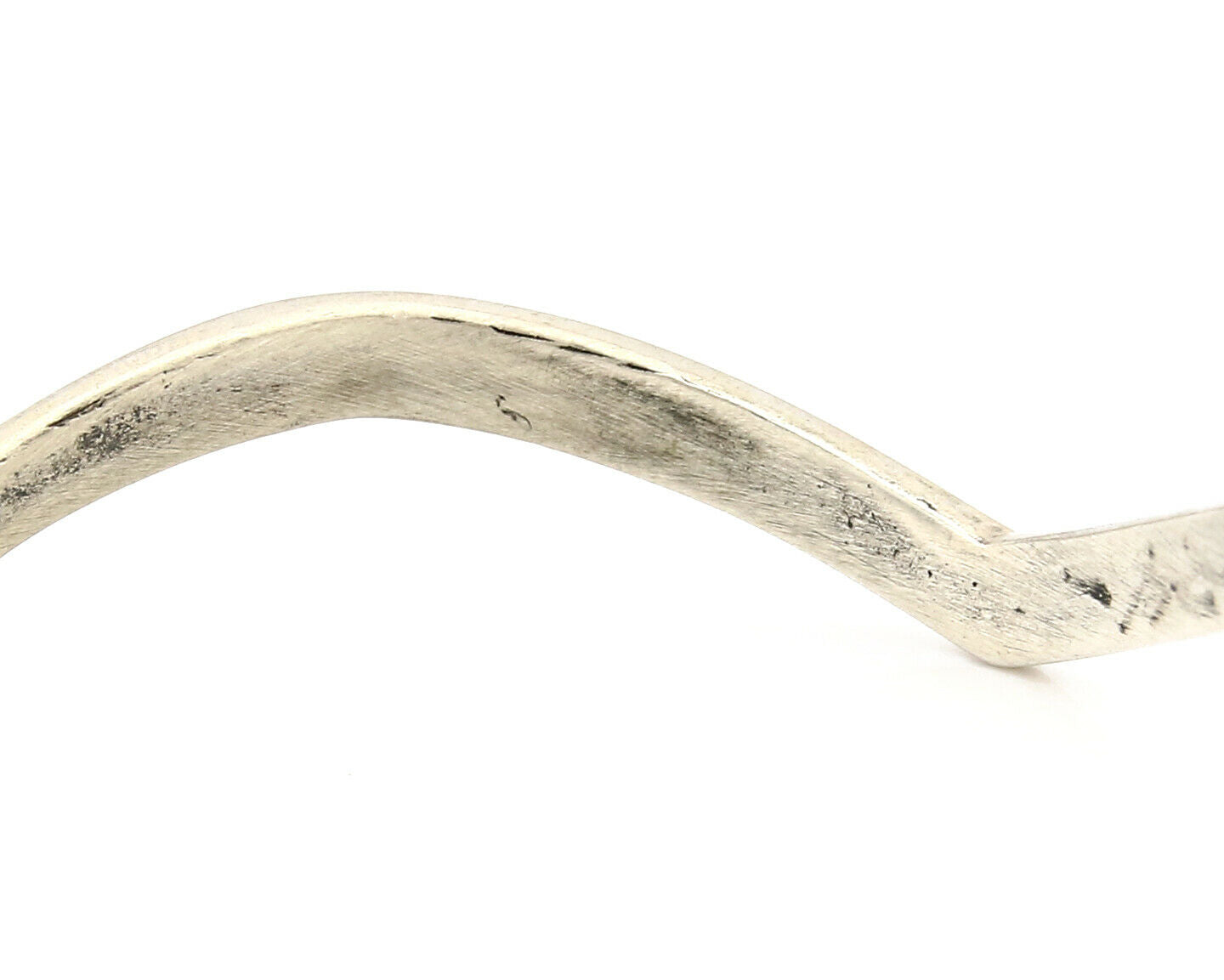 Navajo Bracelet .925 Silver Handmade Sand Cast Native American Artist Circa 70's