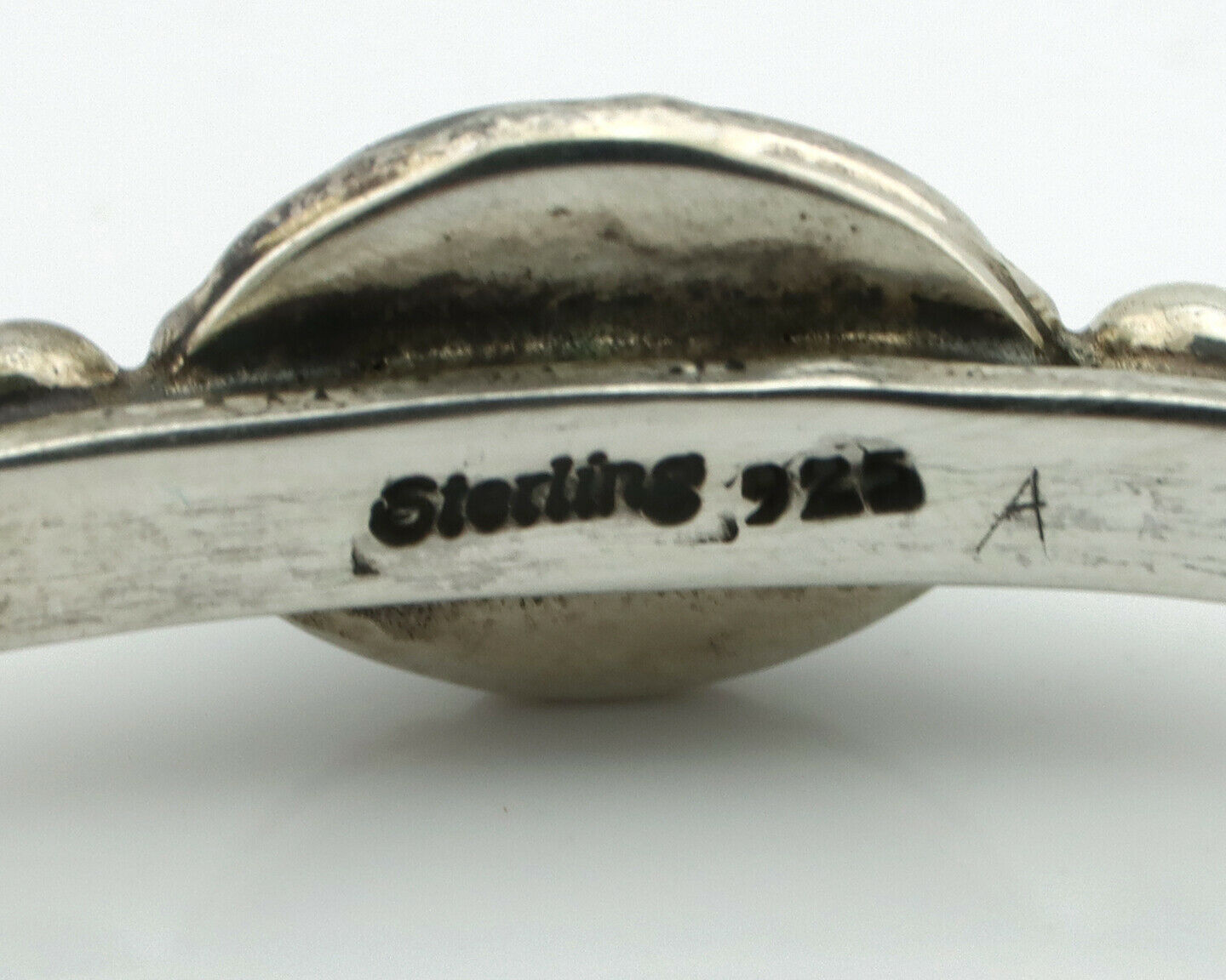 Navajo Bracelet .925 Silver Royston Turquoise Native American Artist C.90's