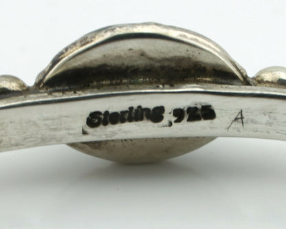 Navajo Bracelet .925 Silver Royston Turquoise Native American Artist C.90's